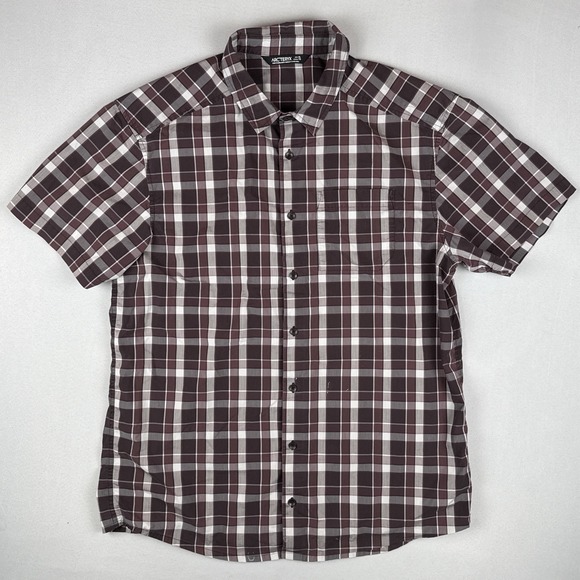 Arc'teryx Other - Arcteryx Brohm SS Plaid Shirt Mens XL Hiking Outdoor Trail Button Up